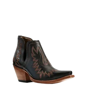 10029653 Ariat Women's Dixon Short Western Boot Brooklyn Black