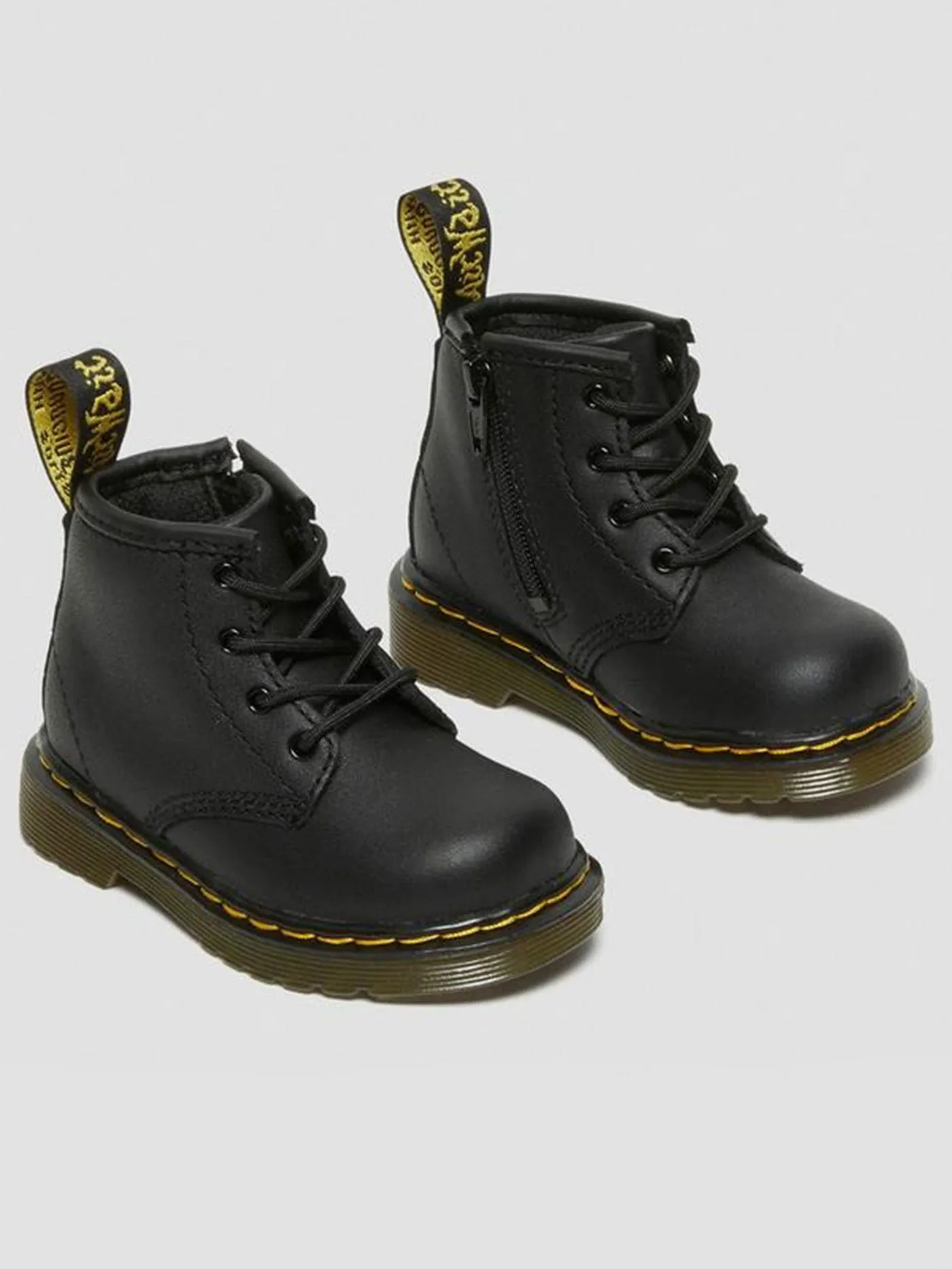 1460 Softy T Black Boots (Infants)