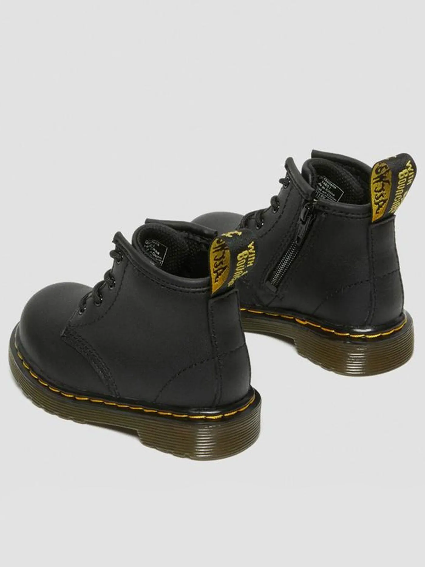 1460 Softy T Black Boots (Infants)