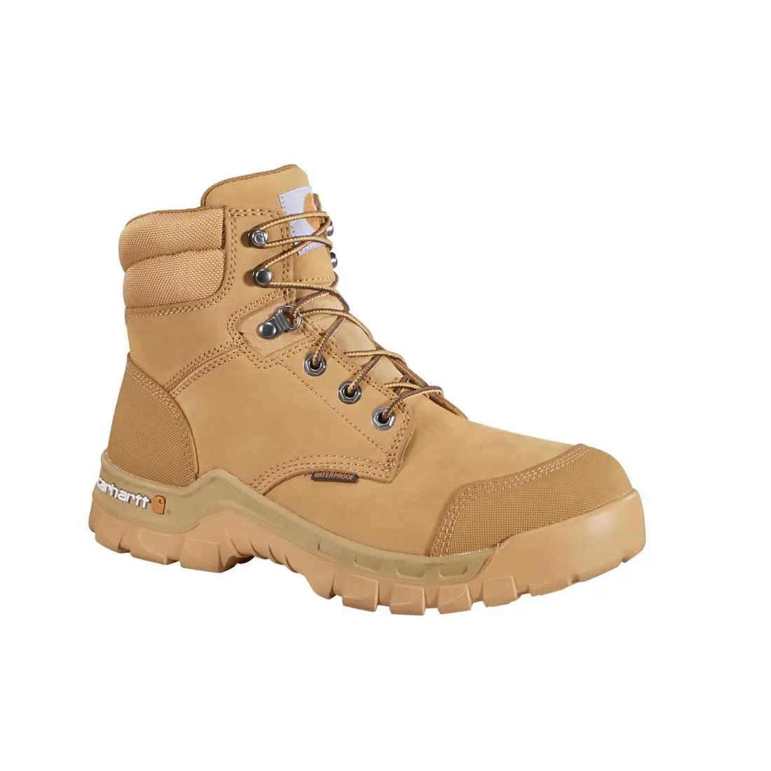 6" Rugged Flex Waterproof Composite Toe Work Work Boot Wheat