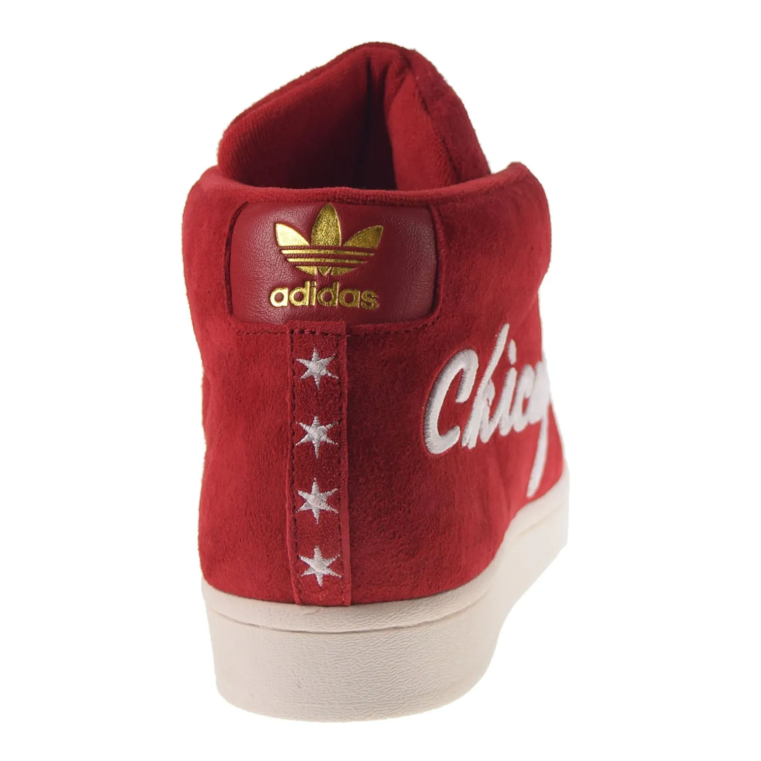 Adidas Pro Model Men's Shoes Power Red-Cloud White-Gold Foil