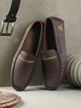 Alberto torresi Synthetic Brown Casual Loafers