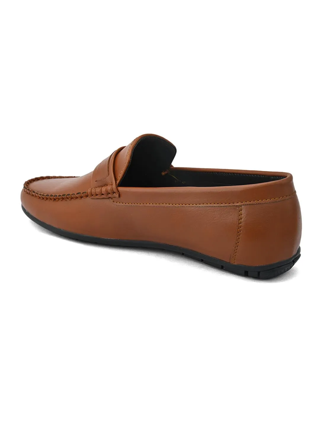 Alberto Torresi Synthetic Tan Loafers For Men