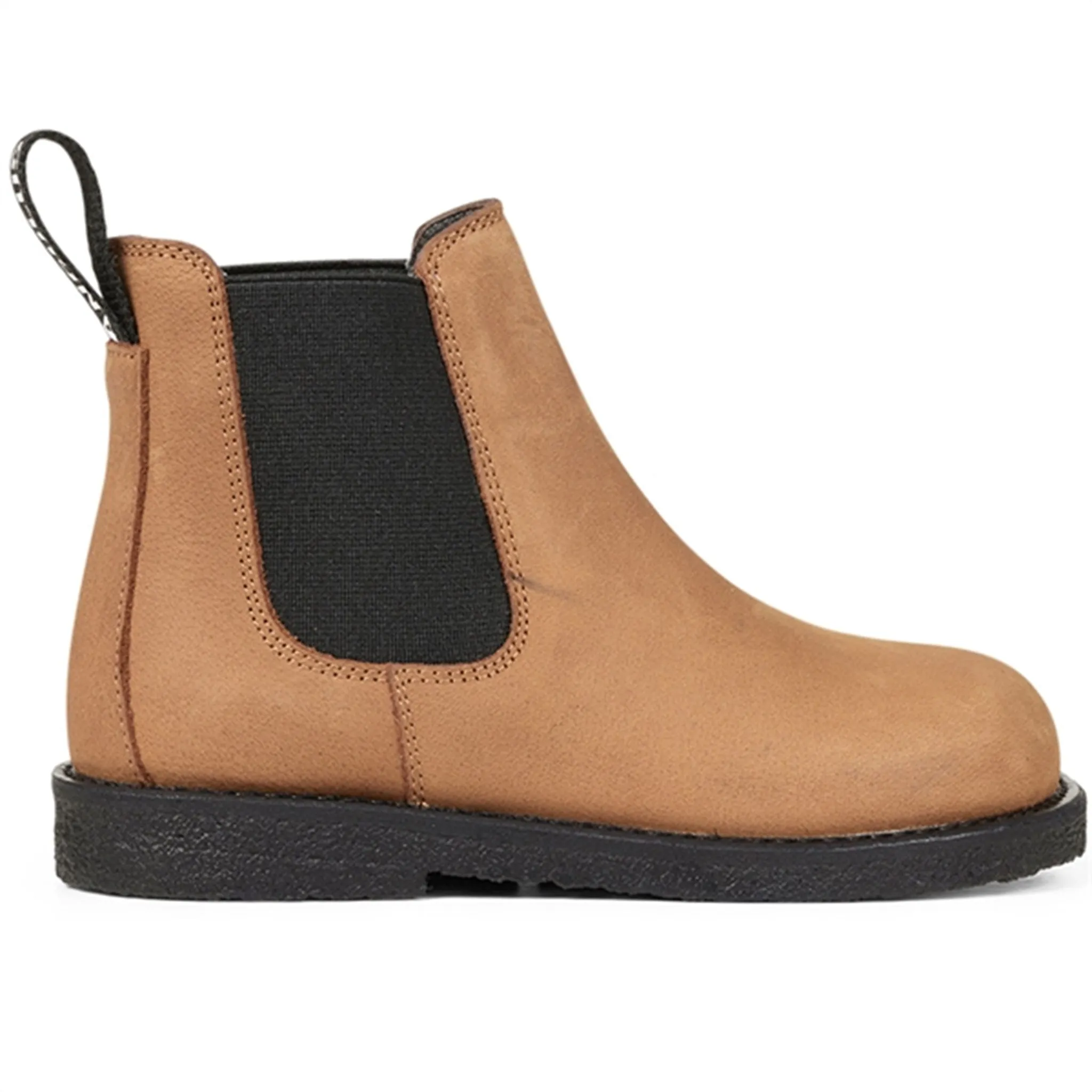 Angulus Chelsea Boots Dark Cognac/Black Elastic