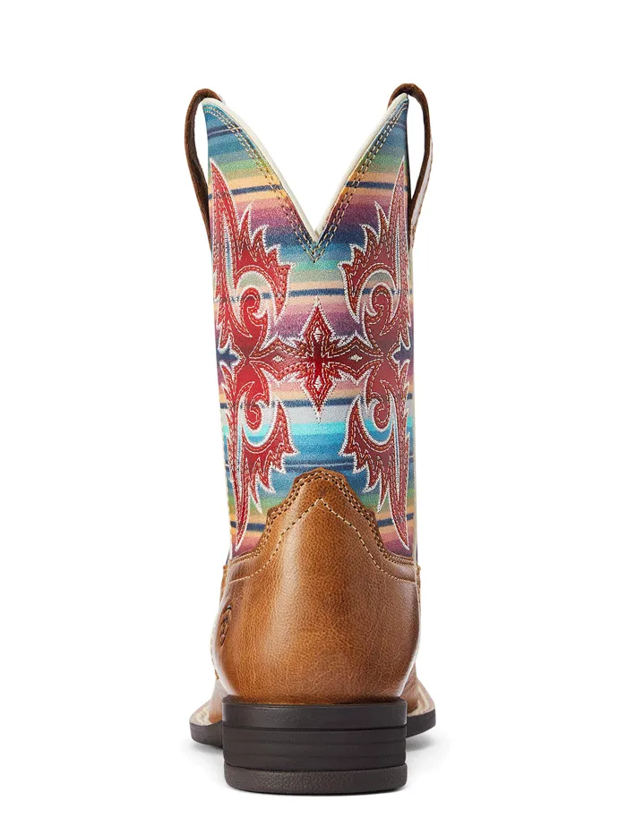 Ariat 10042595 Kids Lonestar Western Boot Ridge Tan