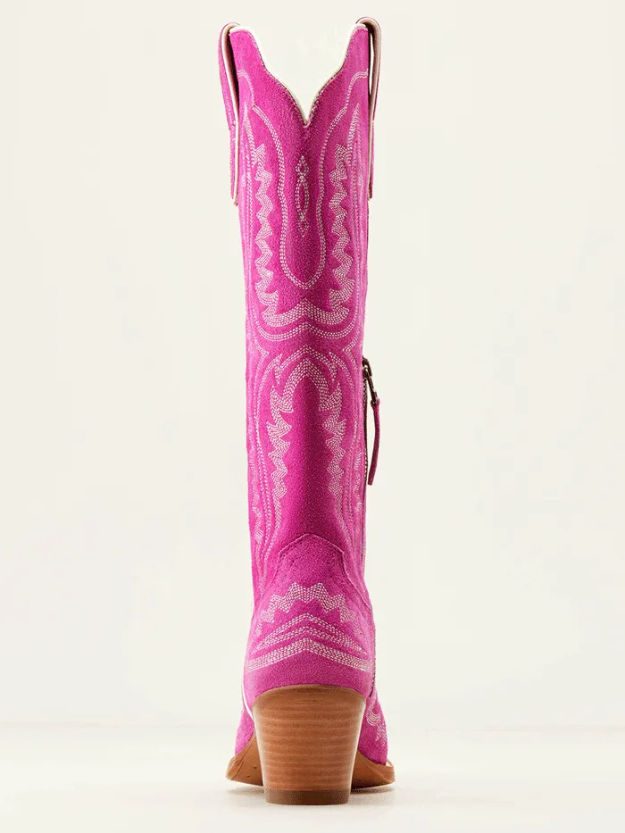 Ariat 10046859 Womens Casanova Western Boot Haute Pink Suede