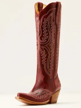 Ariat 10050870 Womens Casanova Western Boot Powder Red Alert