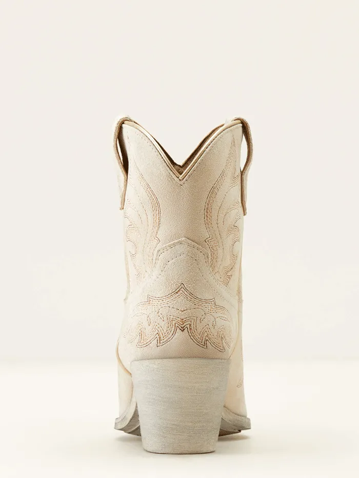 Ariat 10050899 Womens Chandler Western Boot Cloud White Suede