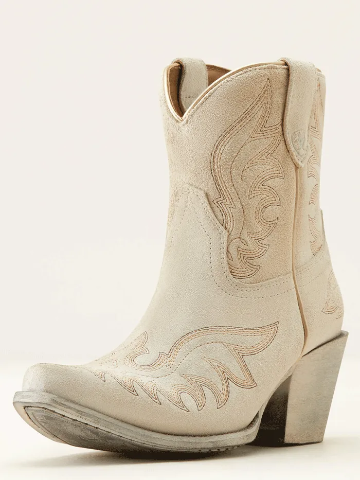 Ariat 10050899 Womens Chandler Western Boot Cloud White Suede