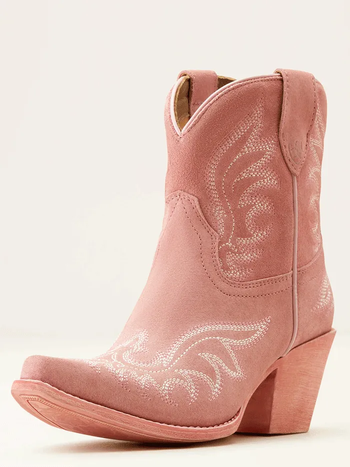 Ariat 10050900 Womens Chandler Western Boot Carnation Pink Suede