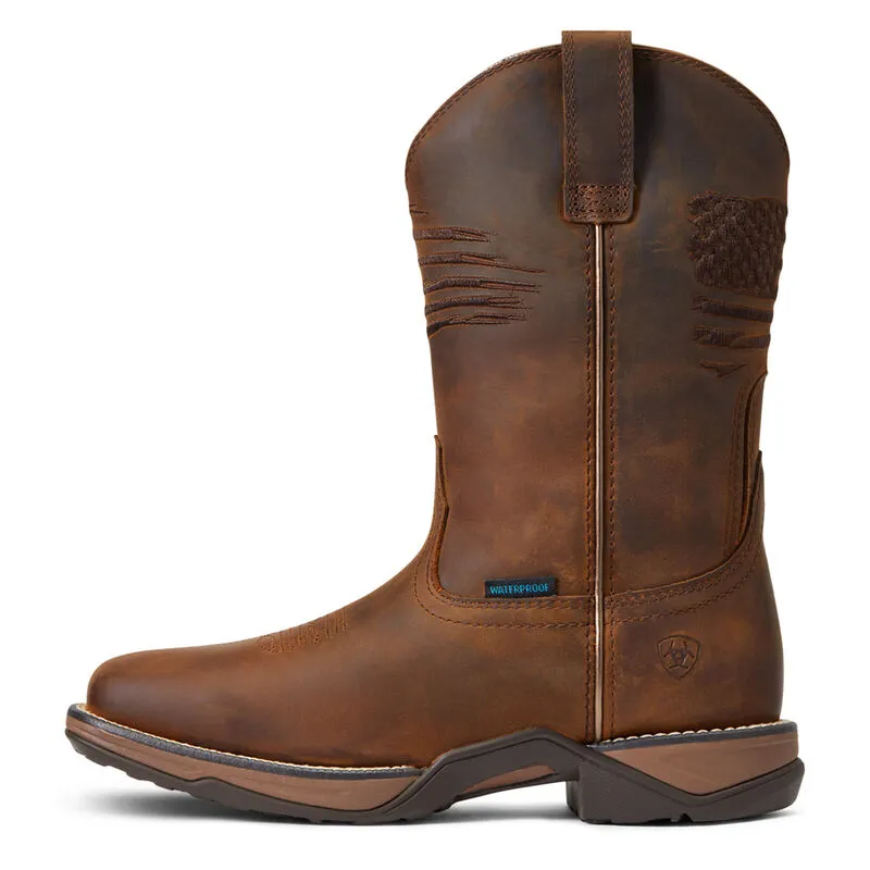 Ariat Anthem Patriot Waterproof Western Boot Style 10040369