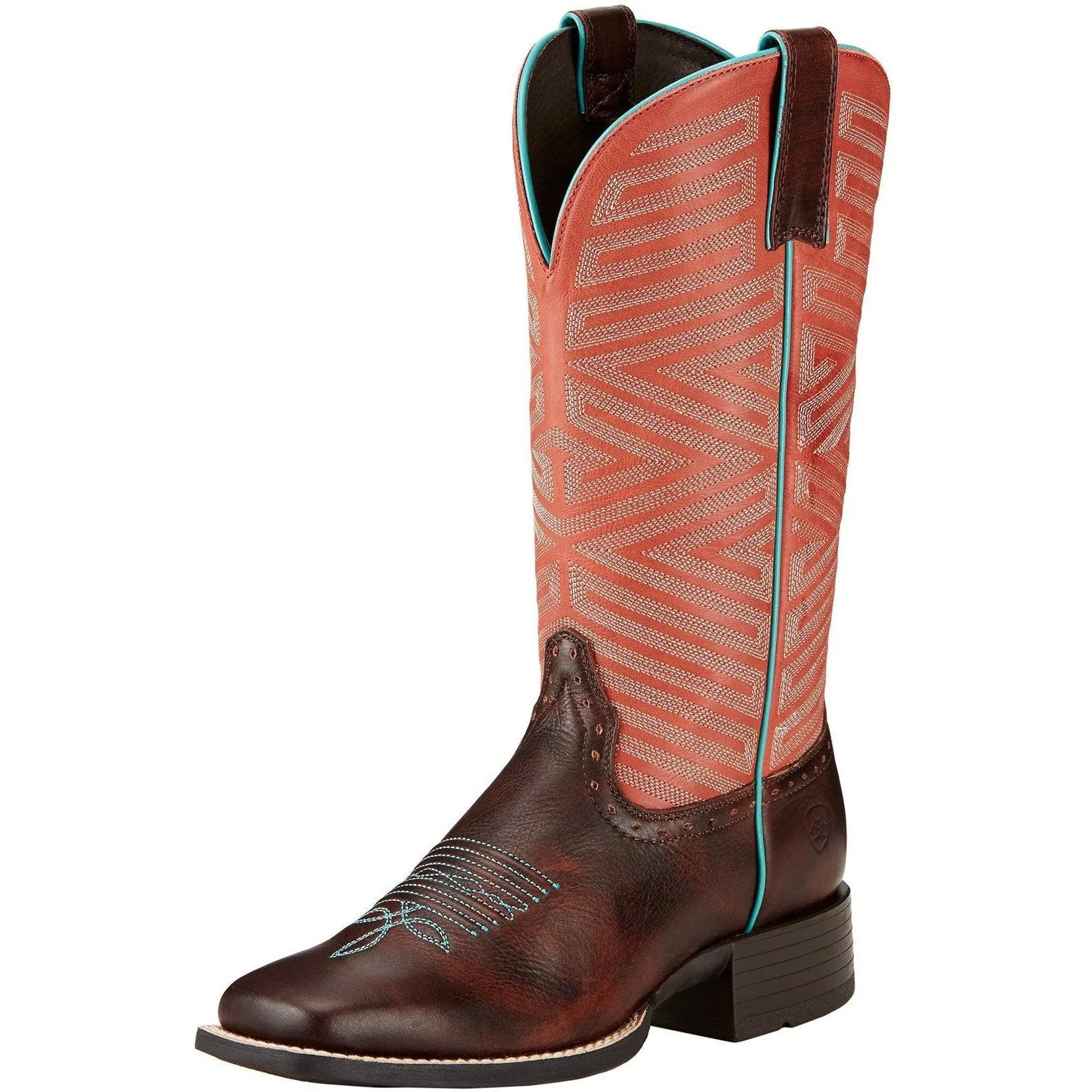 Ariat Women's Outsider Yukon Brown/ Fiery Red Boot