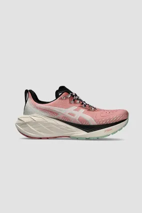 ASICS Women's Novablast 4 TR Sneaker in Nature Bathing/Rose Rouge