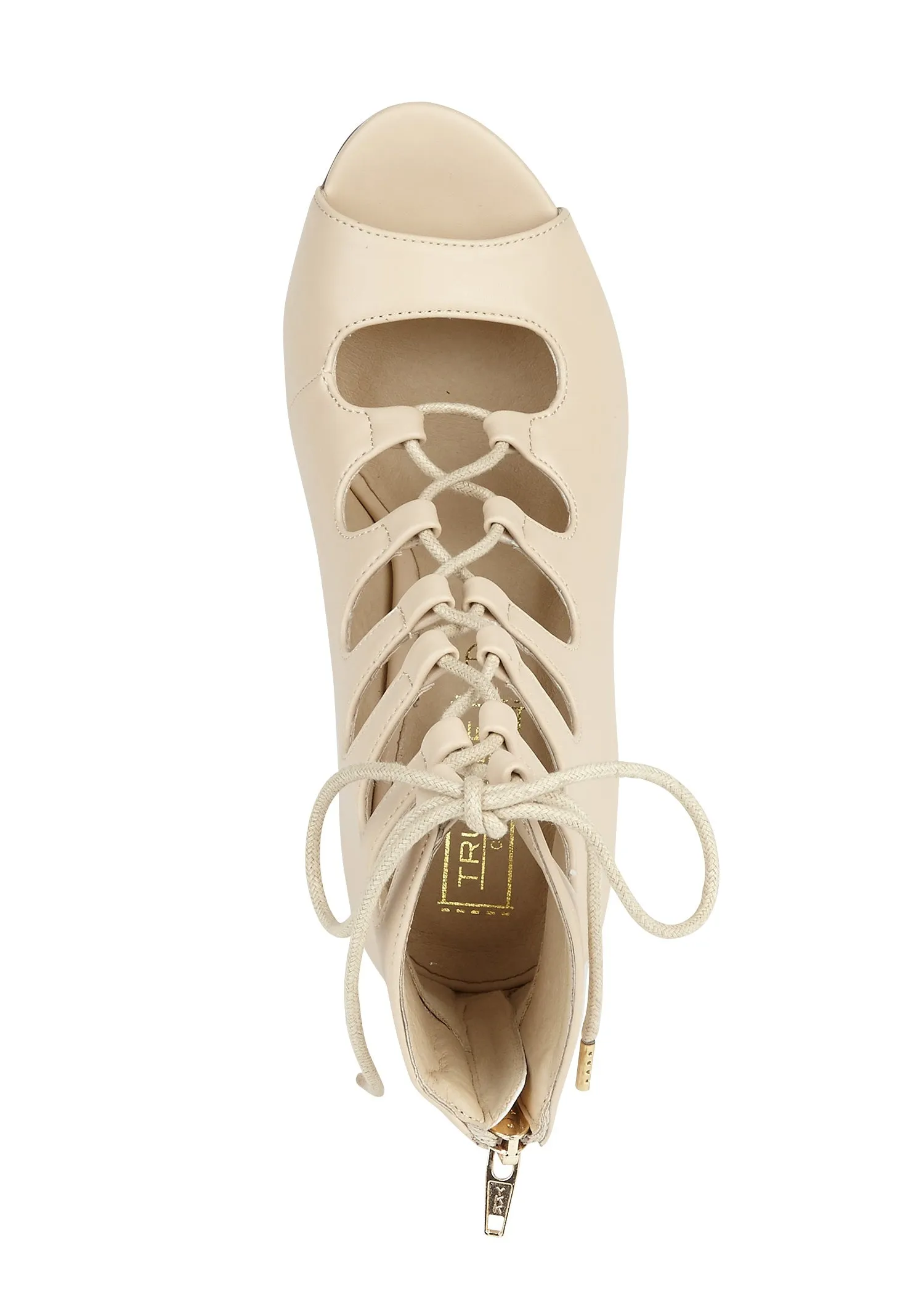 Beige Flat Shoes