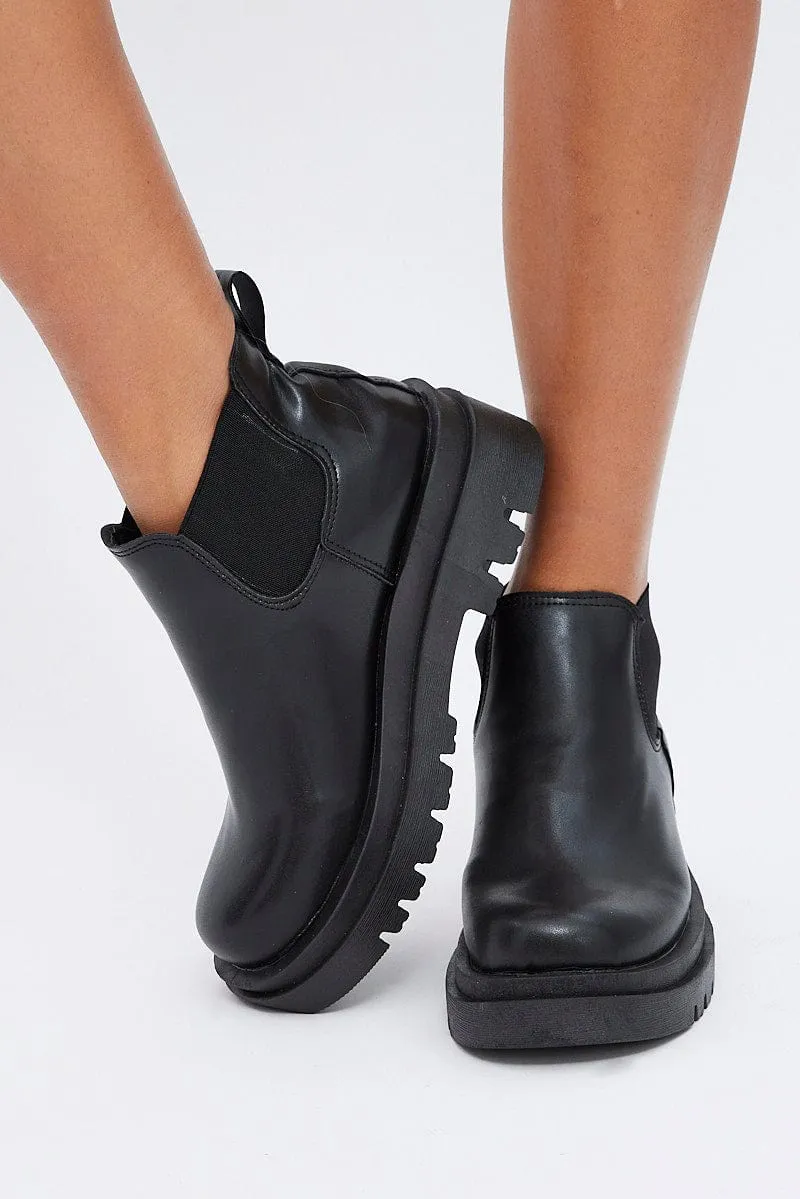 Black Chelsea Boots