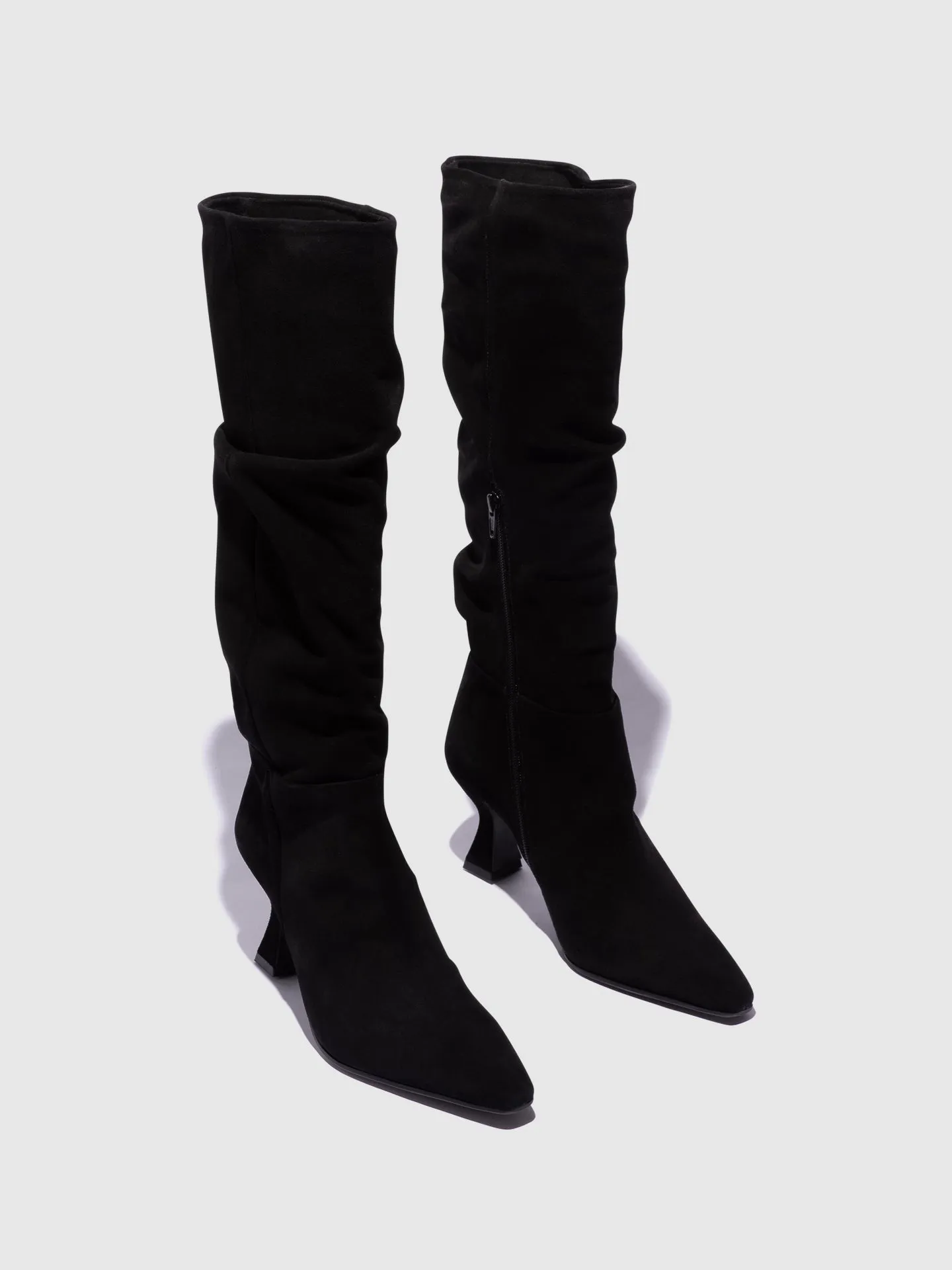 Black Zip Up Boots