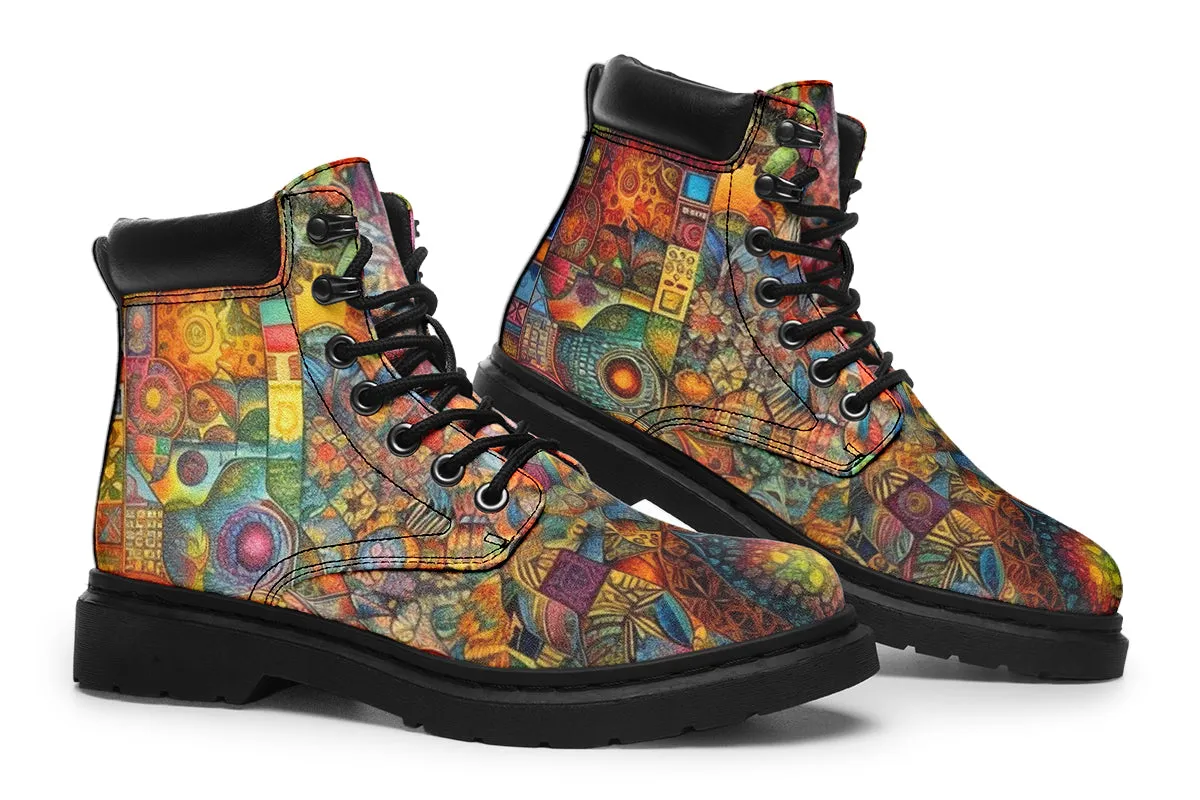 Blotter Patch Art Classic Vibe Boots