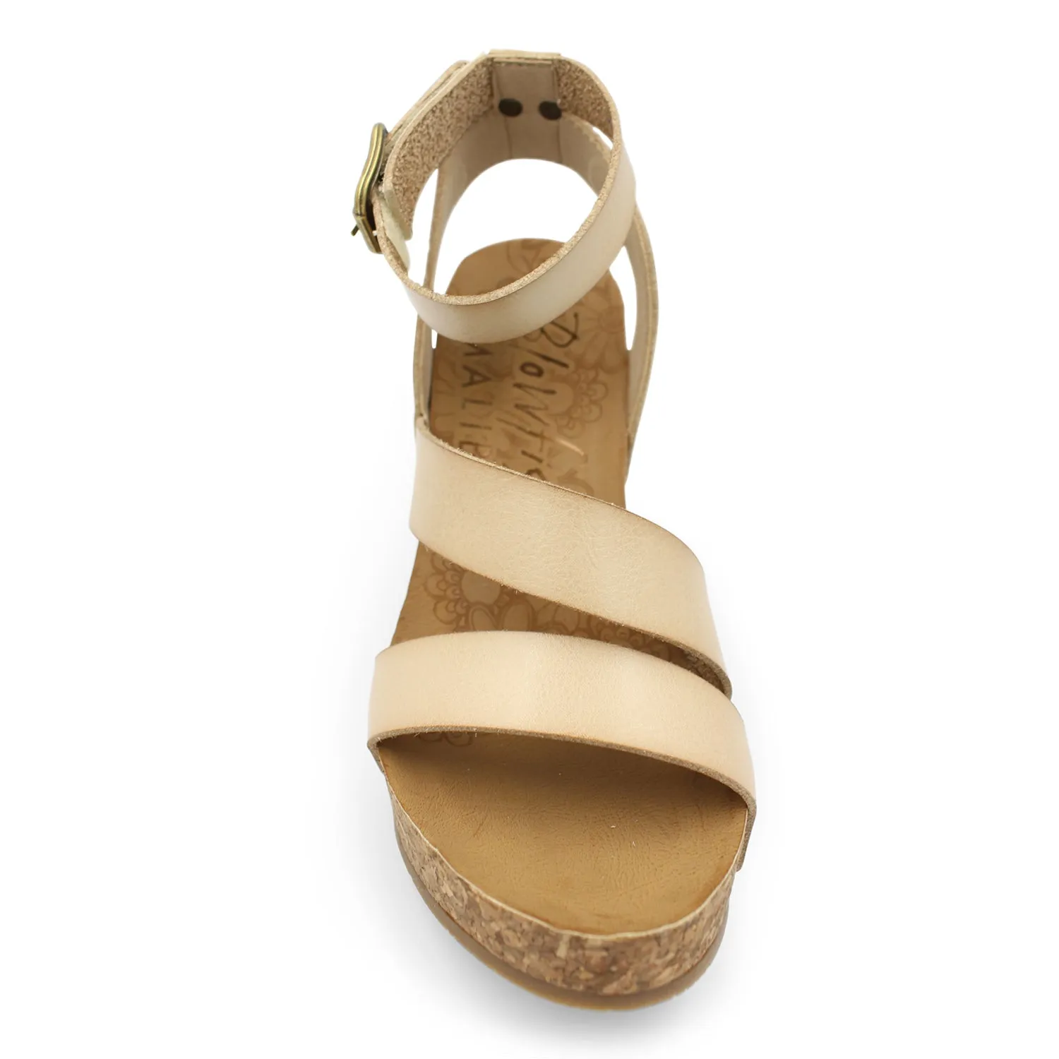 'Blowfish Malibu' Women's Hecta Wedge Sandal - Cashew Dyecut