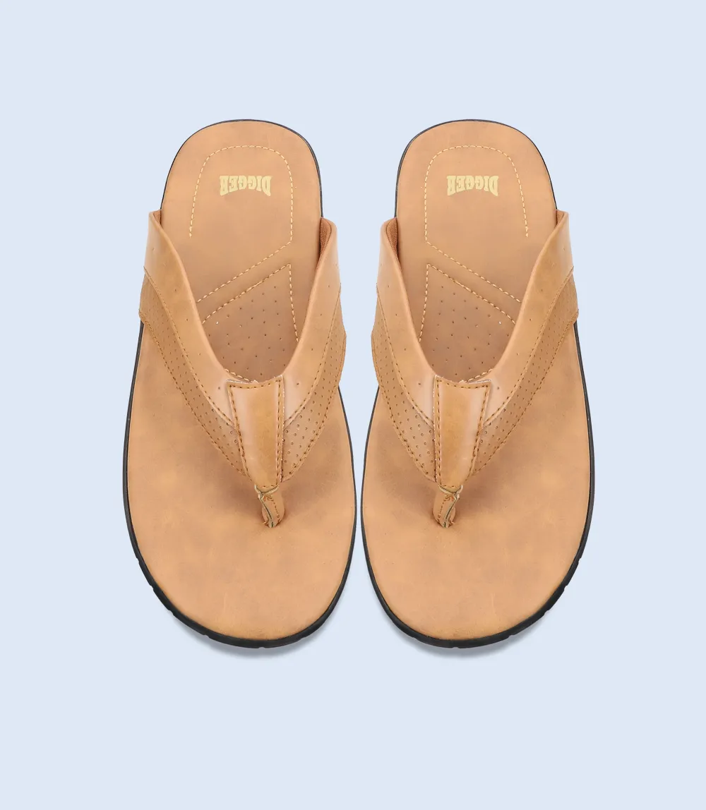 BM5558-TAN-Men Casual Chappal