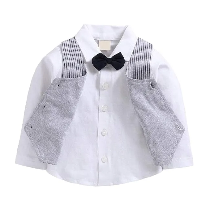 Boys T-Shirt and Pant With Bow-Tie