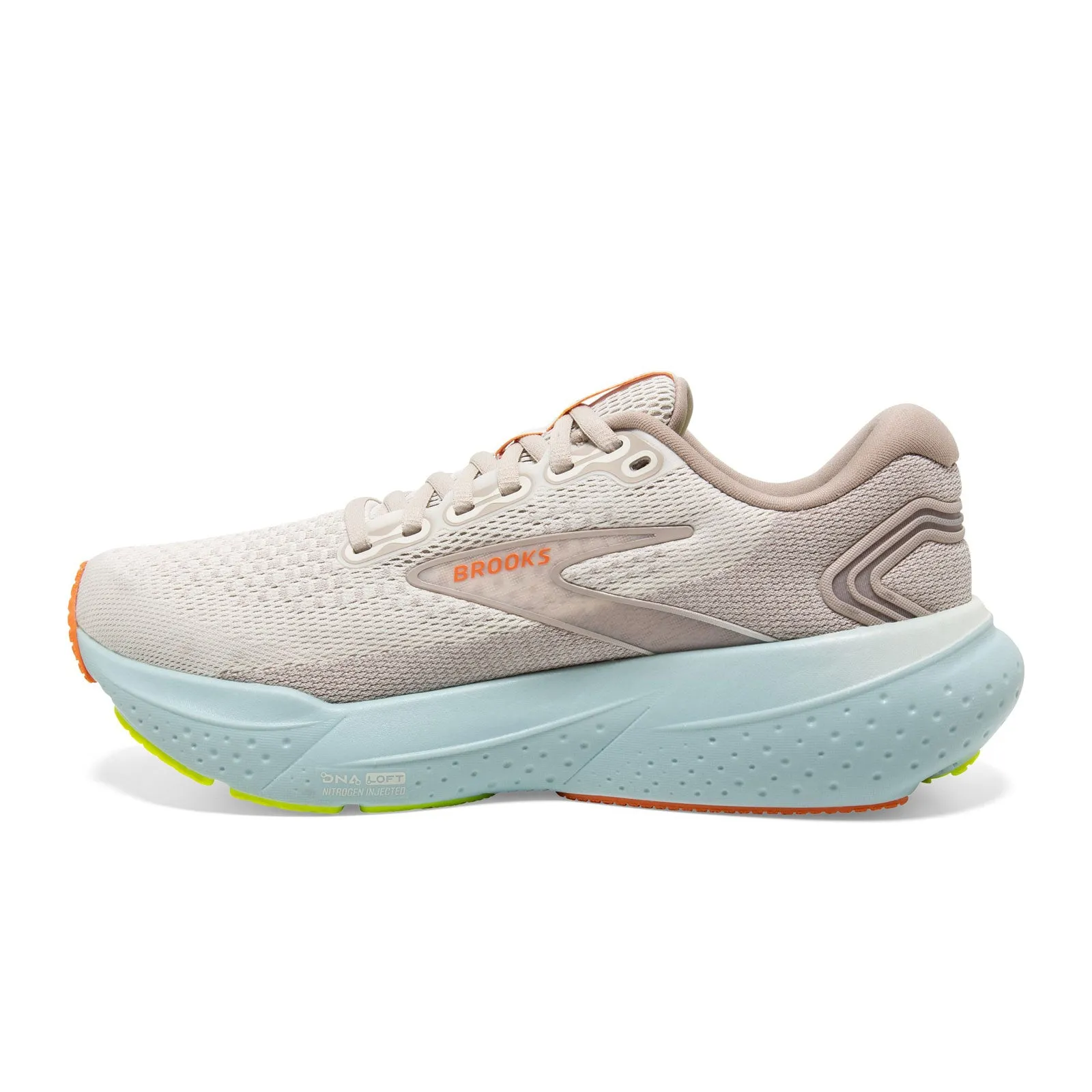 Brooks Glycerin 21 Running Shoe (Women) - Coconut/Aqua/Autumn Sunset