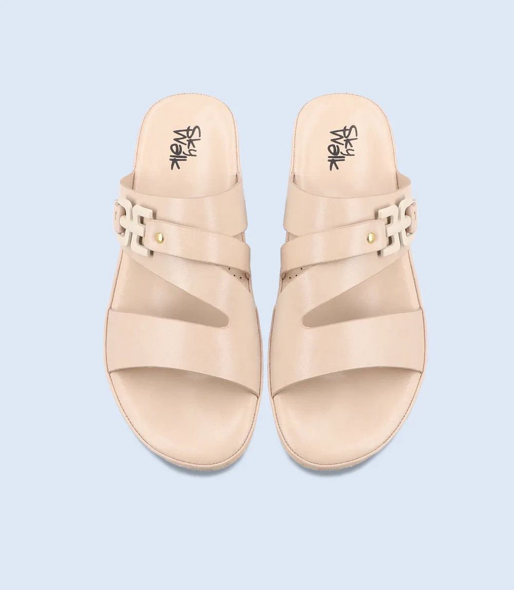 BW7071-FAWN-Women Comfort Slipper