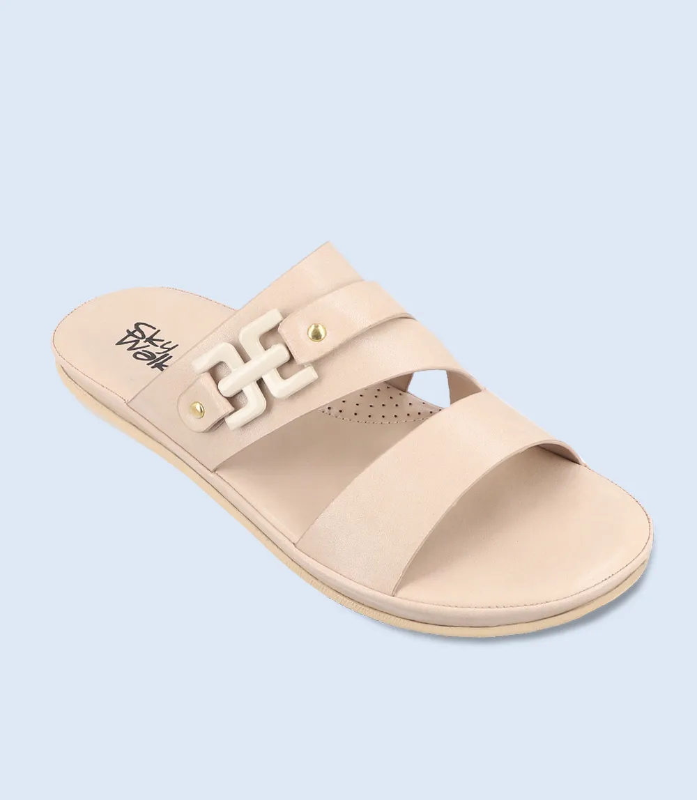 BW7071-FAWN-Women Comfort Slipper