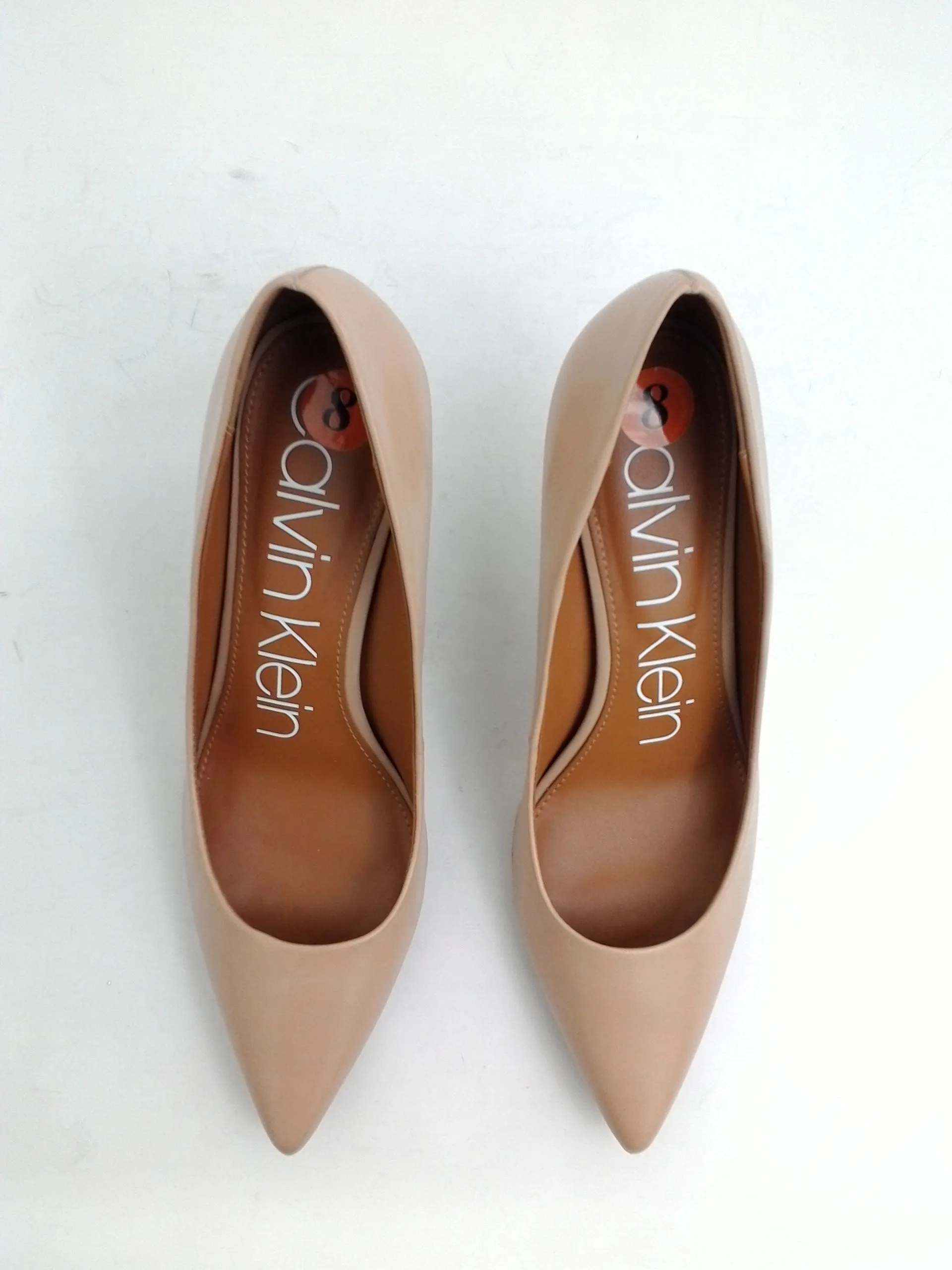 Calvin klein Women's Gayle Pumps Leather Tan Size 8 M