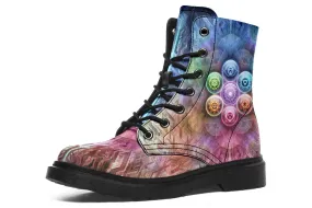 Chakra Balls Combat Boots