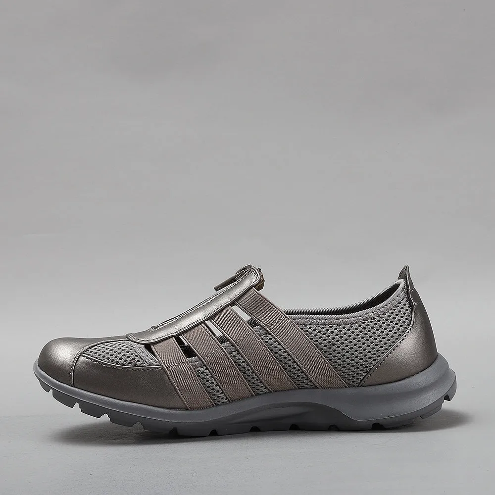 Christine - Pewter Dark Grey Sole