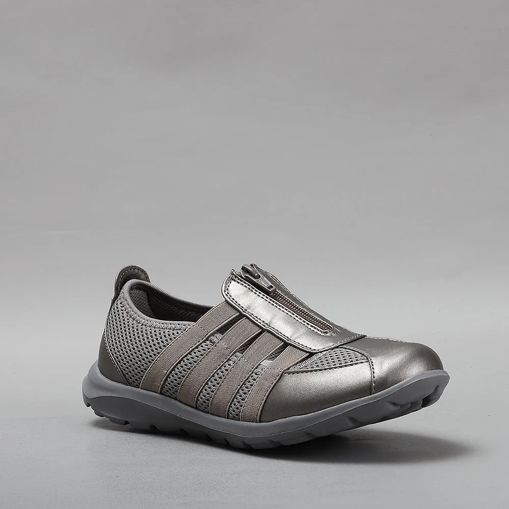 Christine - Pewter Dark Grey Sole