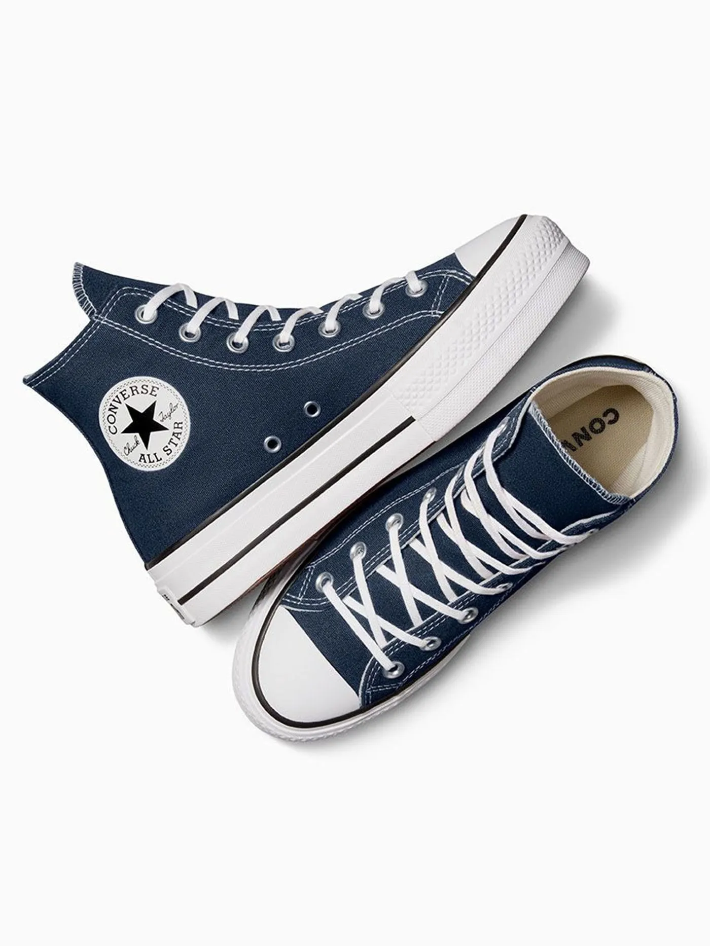 Chuck Taylor All Star Lift Platform Hi Navy/White/Black Shoes