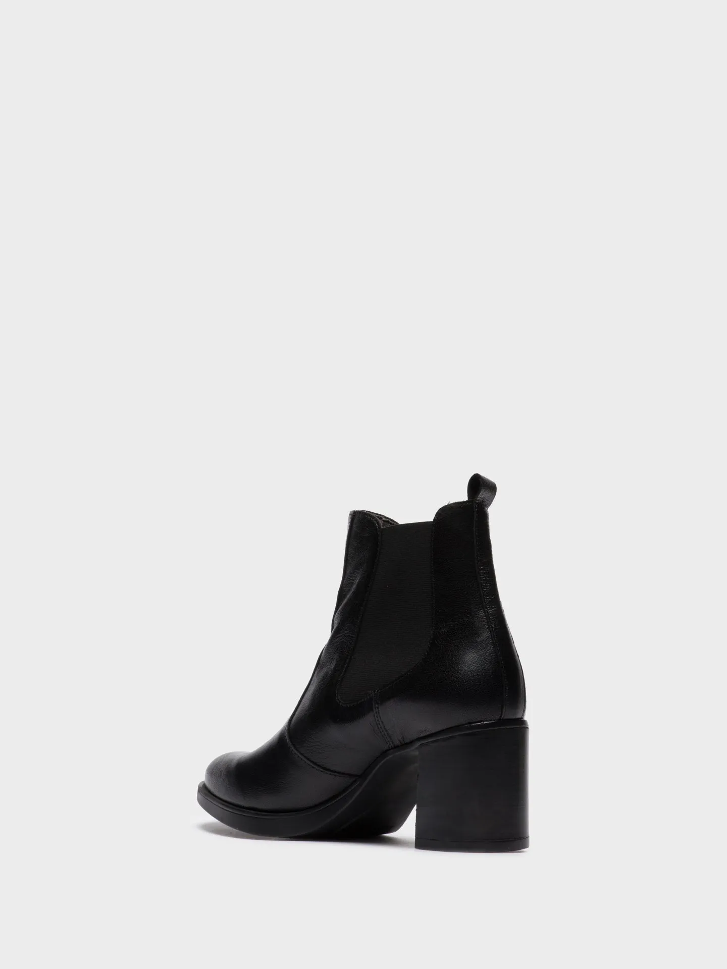 Coal Black Chelsea Ankle Boots