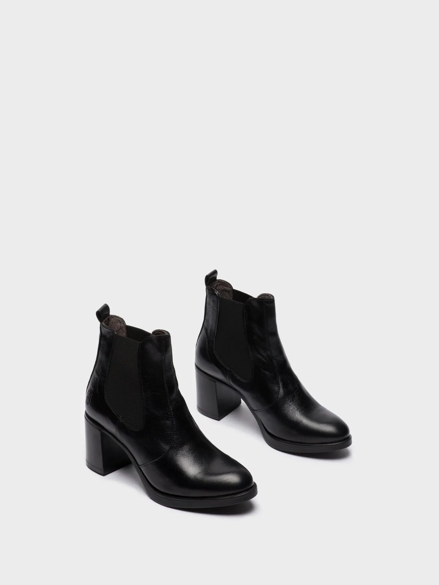 Coal Black Chelsea Ankle Boots