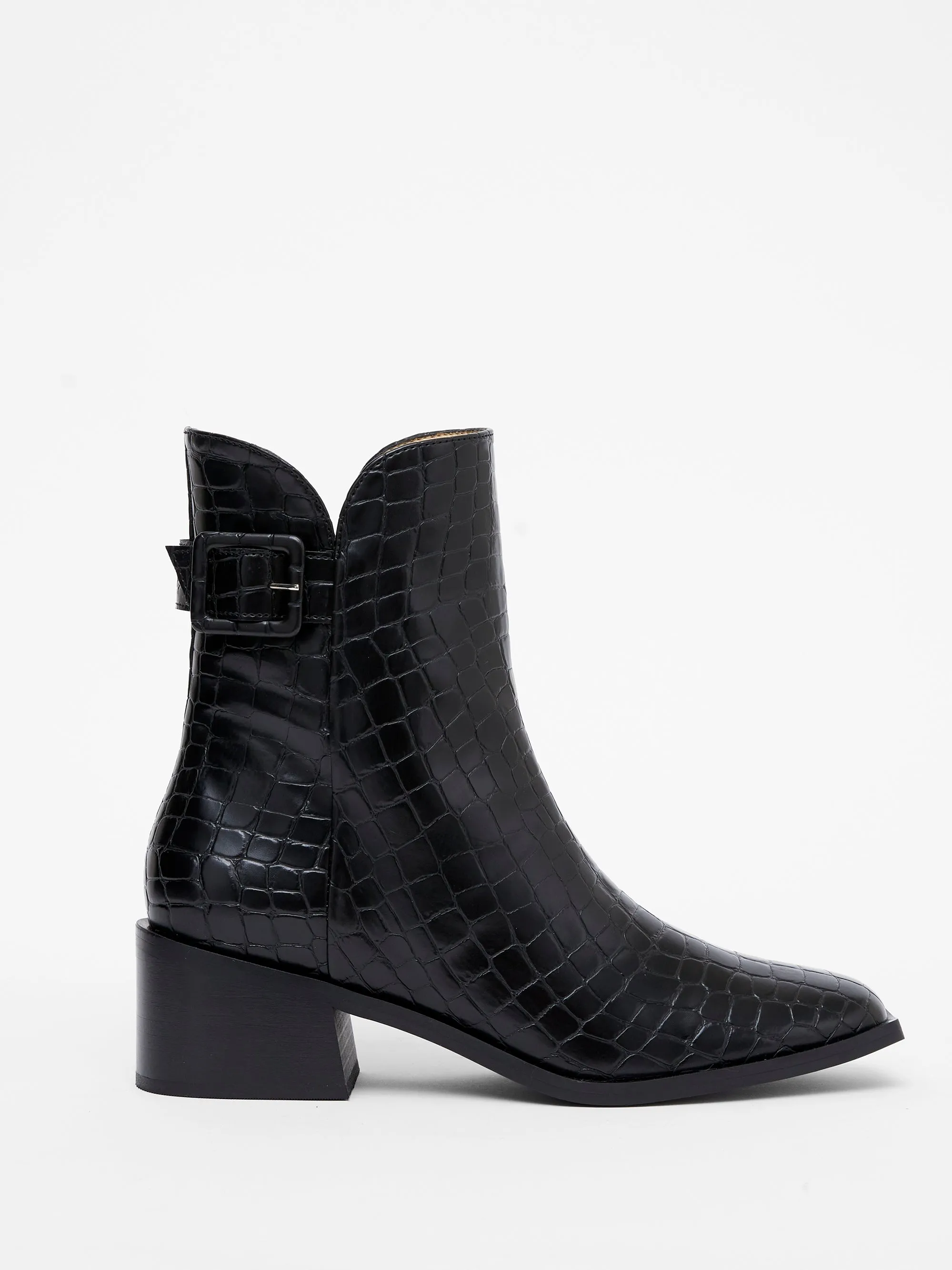 Connic Croc Ankle Boots