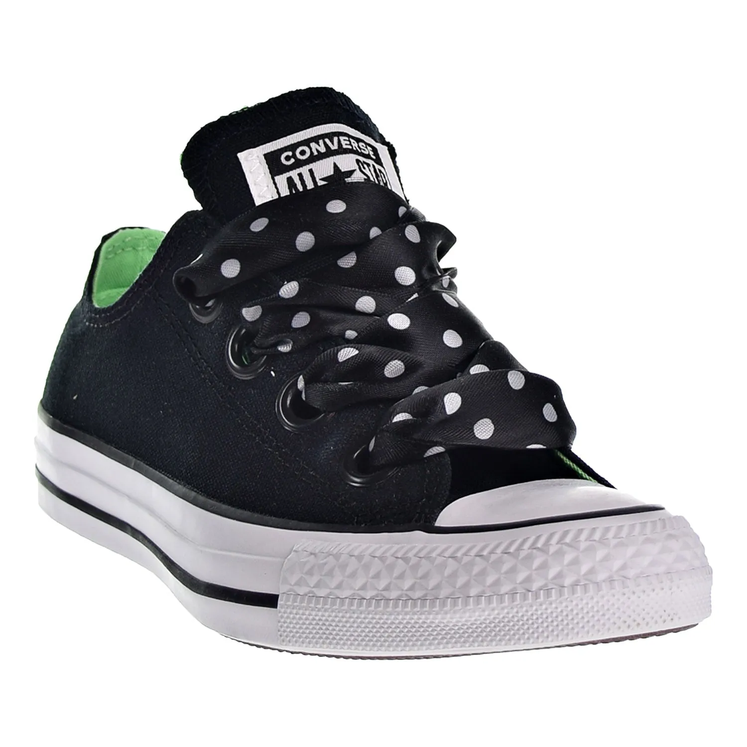 Converse CTAS Women's Big Eyelets Shoes Black/Illusion Green/White