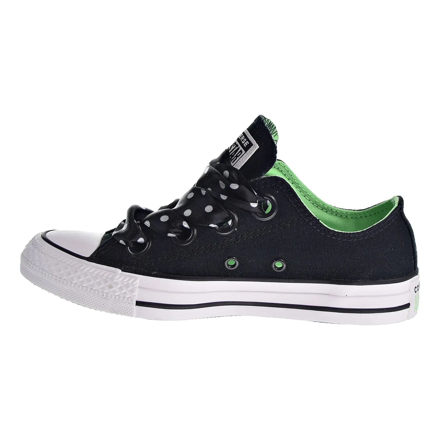 Converse CTAS Women's Big Eyelets Shoes Black/Illusion Green/White