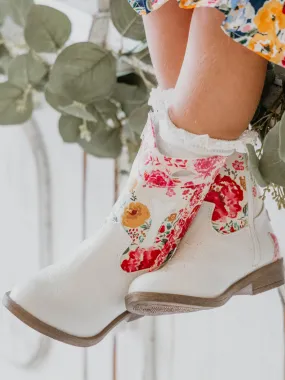 Cowgirl Boots - Bright Zinnias