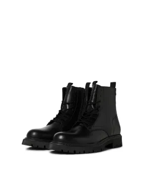 Dixon Leather Boots - Anthracite