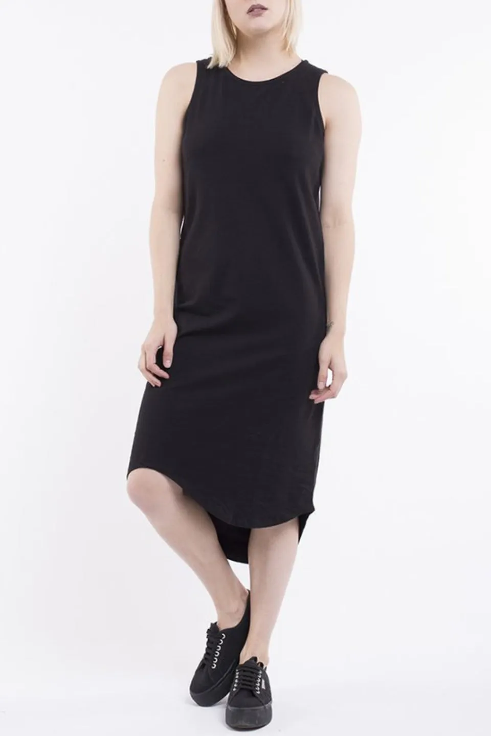 Dress One In Eight Midi Black Dress