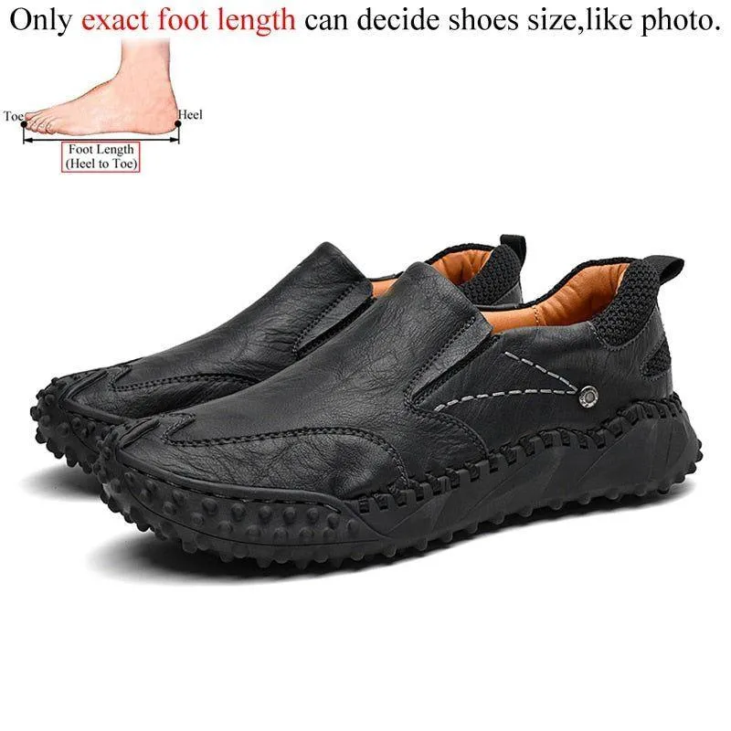 FC142 Soft Comfortable Leather Men's Casual Shoes