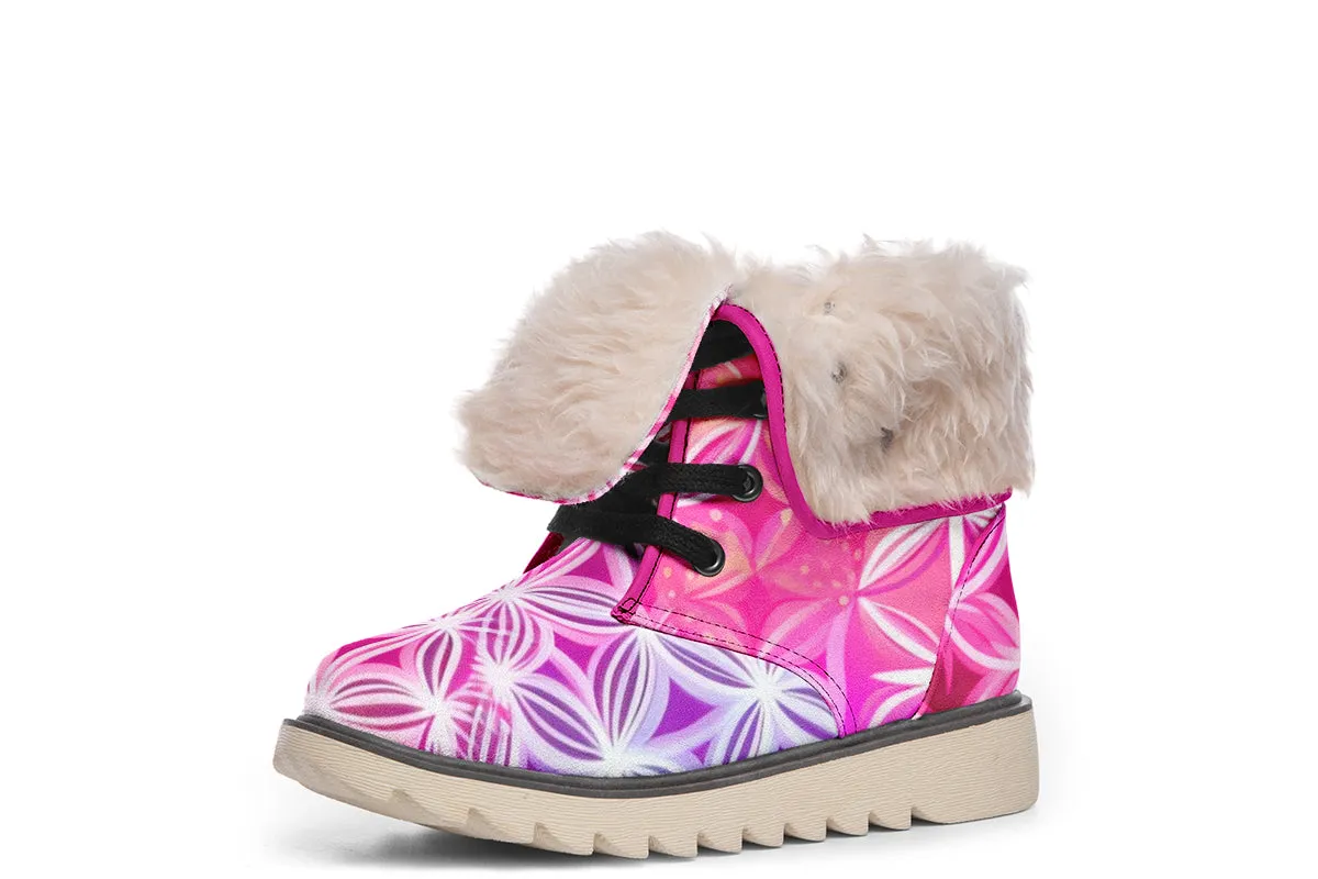 Flower Life Pink Sherbert Moon Boots