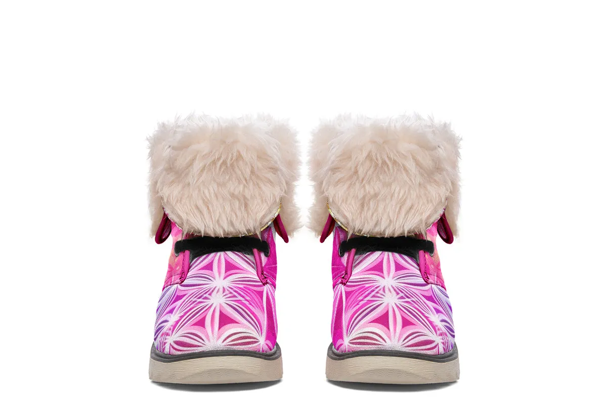 Flower Life Pink Sherbert Moon Boots