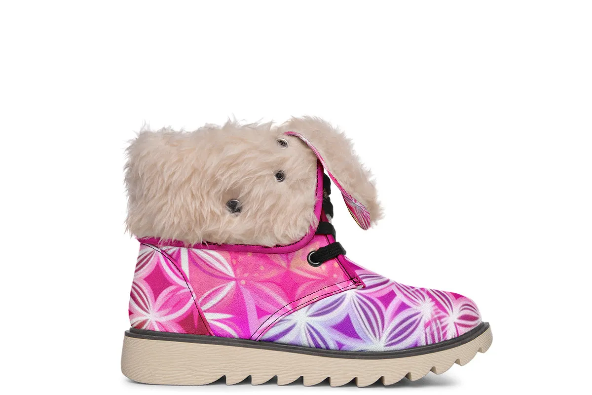 Flower Life Pink Sherbert Moon Boots