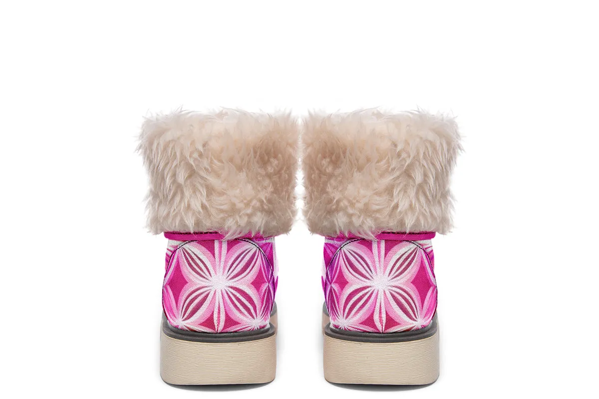 Flower Life Pink Sherbert Moon Boots