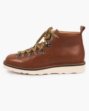 Fracap M120 Magnifico Leather Boots - Brandy / White Cristy Sole