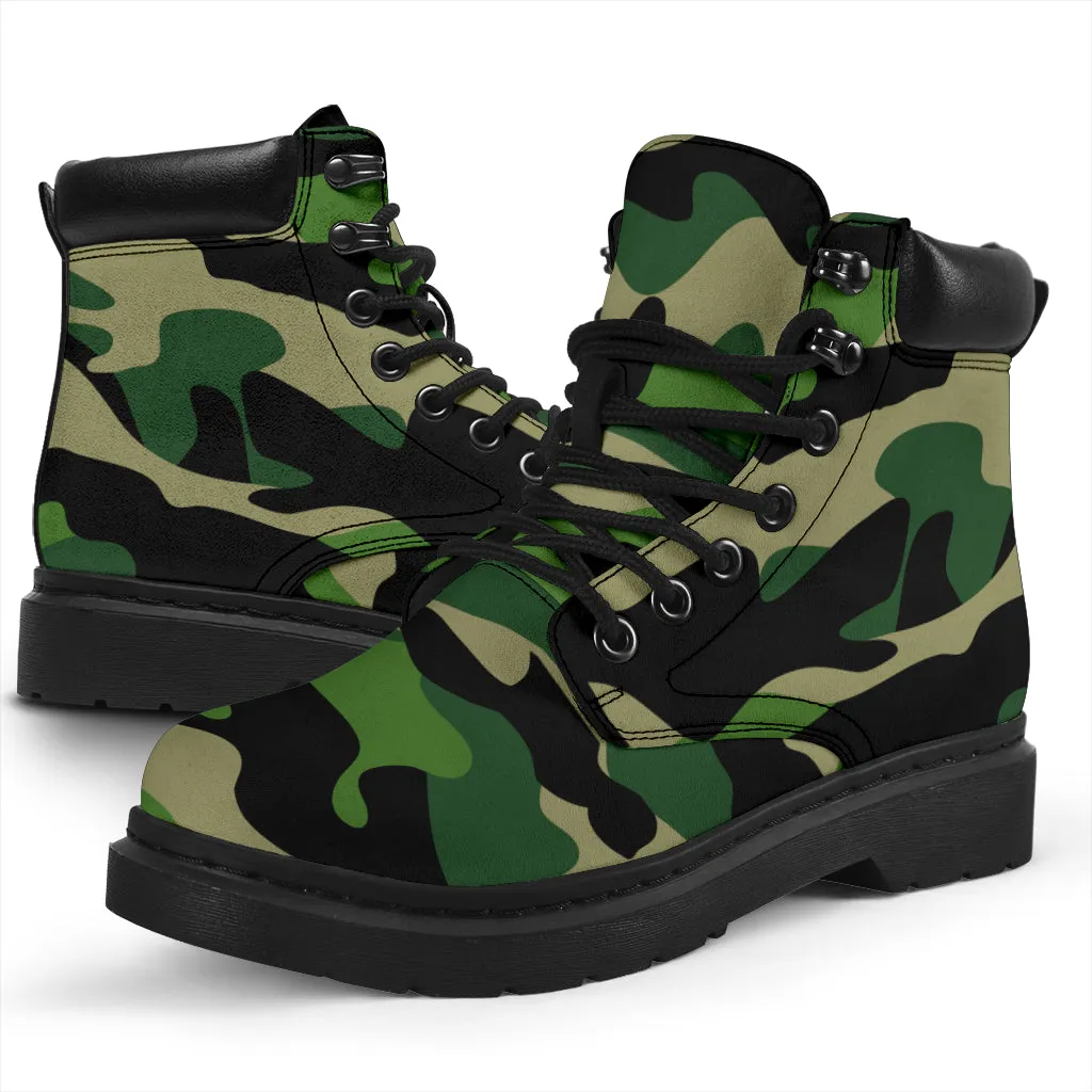 Green Camo - All Season Boots