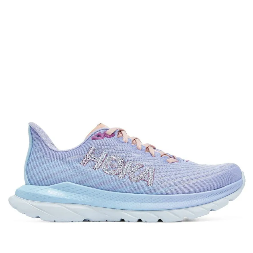 Hoka Women Mach 5 (Pale Blue/ Purple)