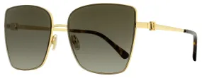 Jimmy Choo Women's Butterfly Sunglasses Vella 06JHA Gold/Havana 59mm