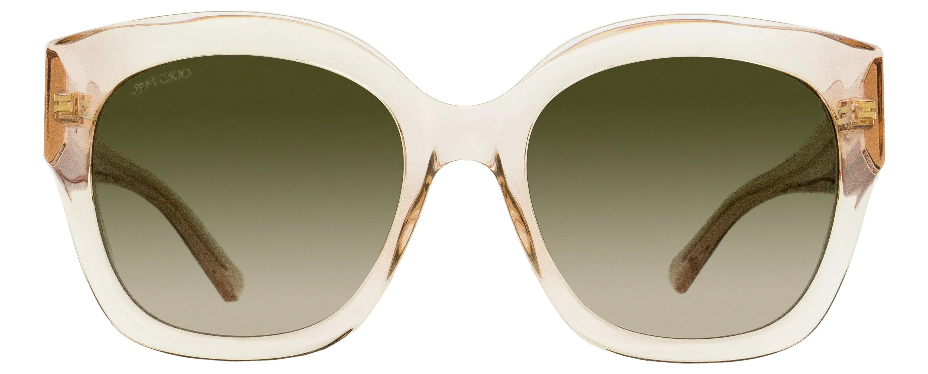 Jimmy Choo Women's Square Sunglasses Leela FWMHA Nude 55mm